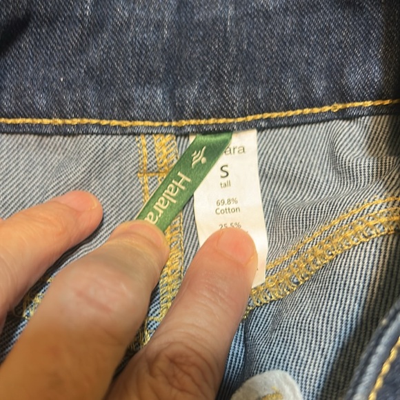 Halara flex high waisted multiple pockets, rolled him wide leg stretching knit - Picture 9 of 10